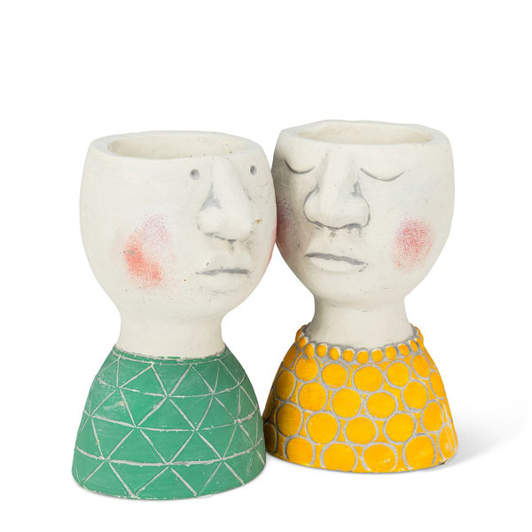 Trinx Ceramic Statue Planter Wayfair